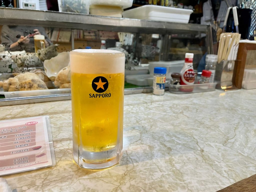 はまなす1大きいジョッキビール（自称）