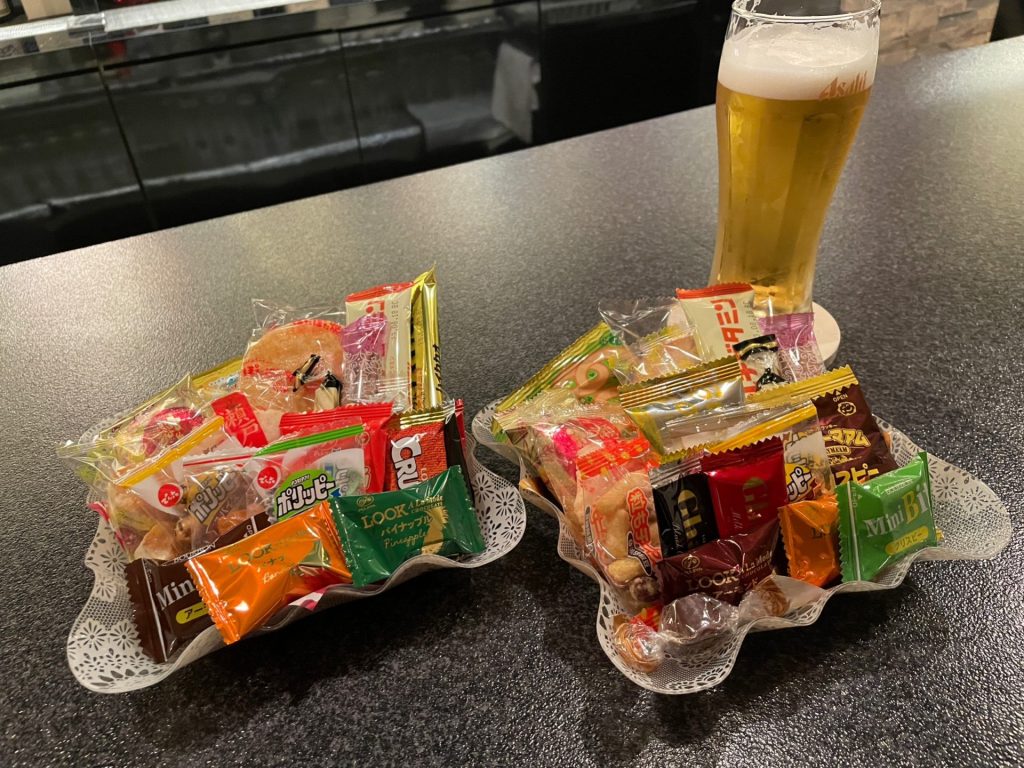 お通しとビール