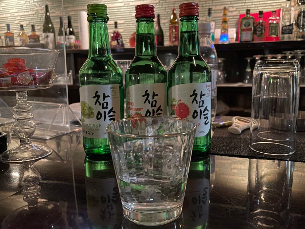 韓国焼酎のチャミスルもありました！