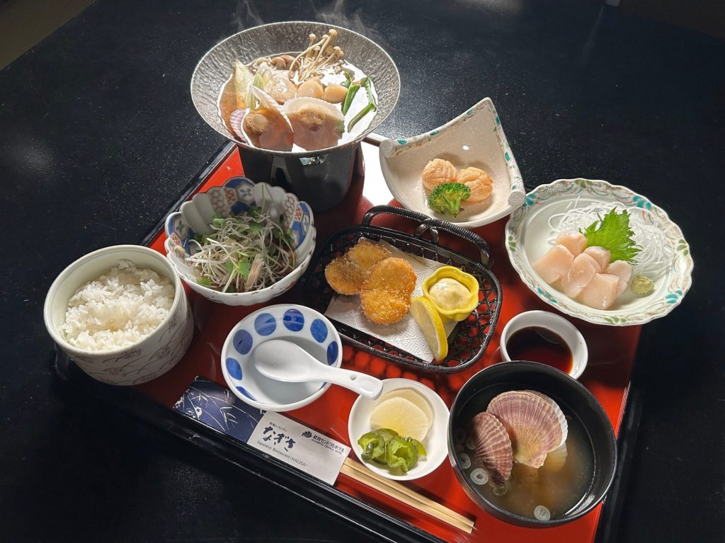 紋別産ほたてづくし御膳