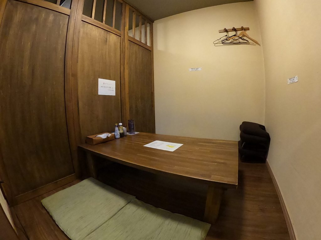 小上がりをつなげたら大勢でも入れそう