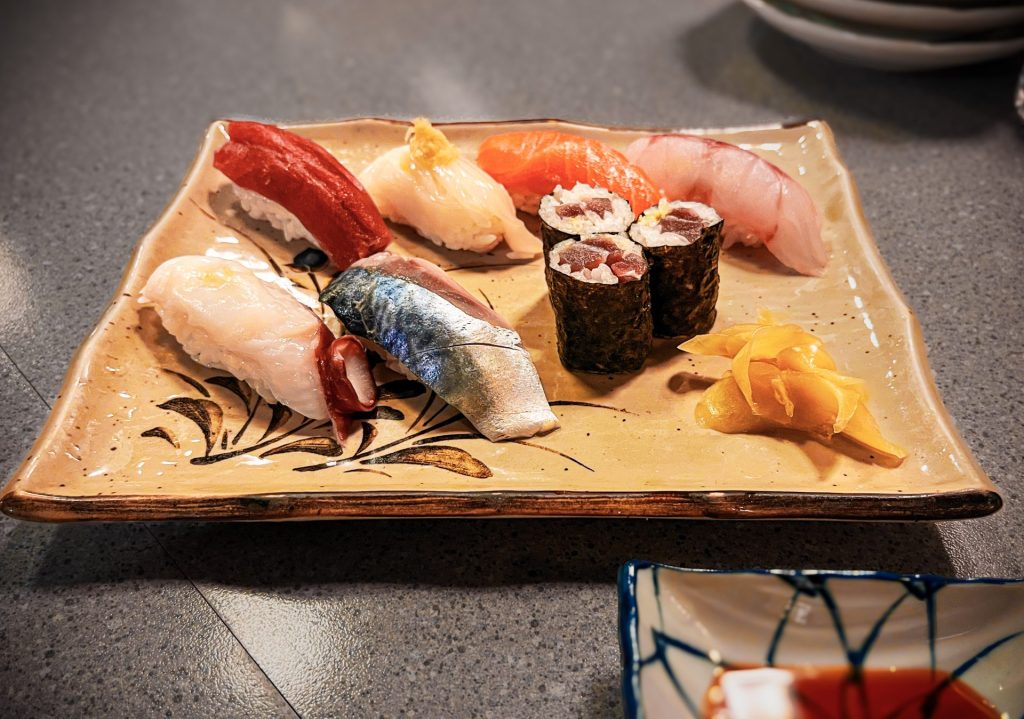 新鮮な魚を贅沢に使った、握りたてのお寿司！
素材の良さが際立つ一貫一貫は、思わず笑顔になる美味しさ。