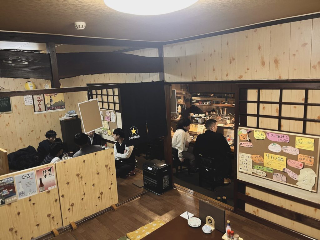 いい雰囲気の店内‼