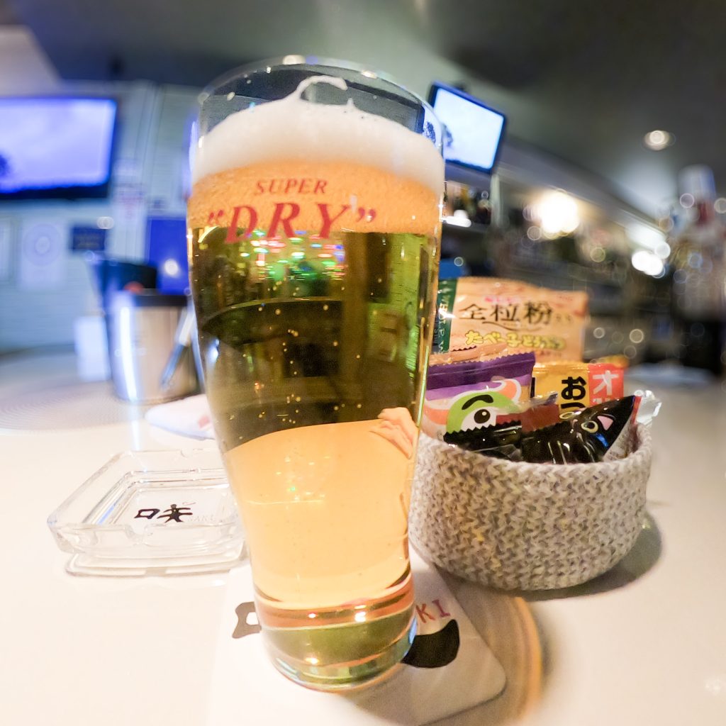 最初の一杯はやはりこれ！アサヒスーパードライ