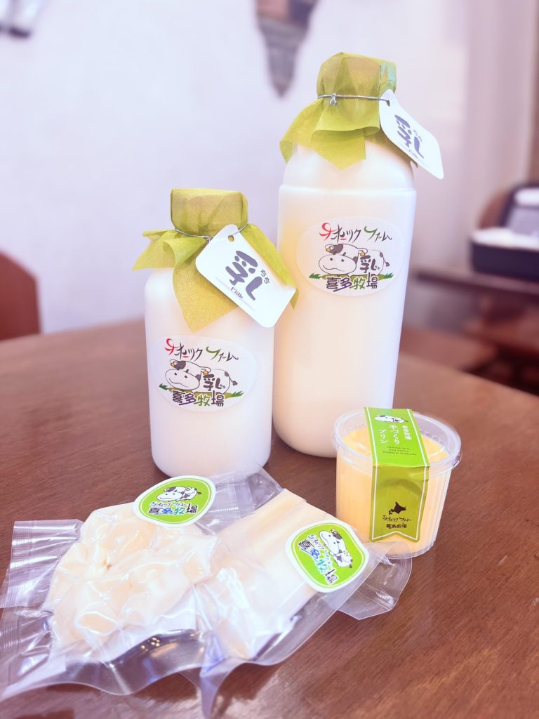 甘い牛乳とチーズ・プリン！