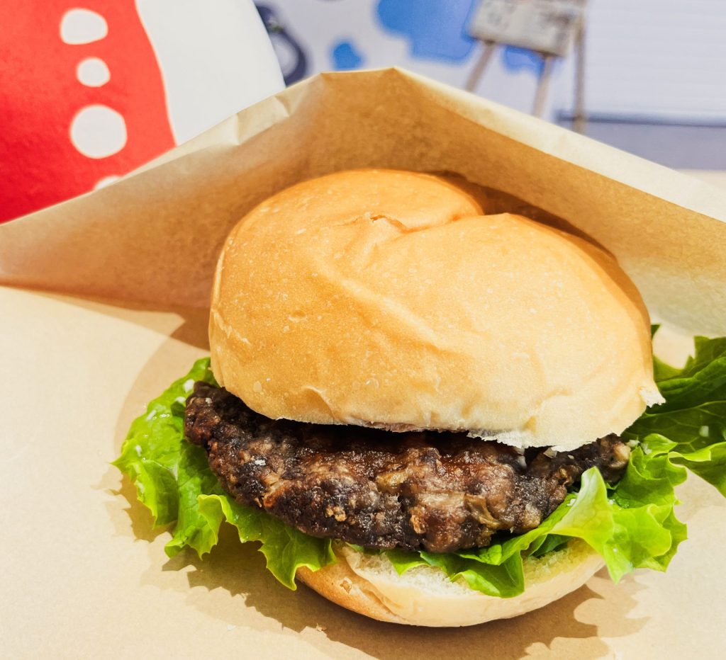 自家製ハンバーグのハンバーガー!! ジューシーでおいしい!!