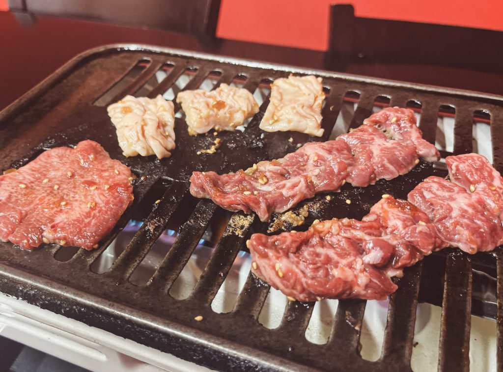 じっくりと焼く