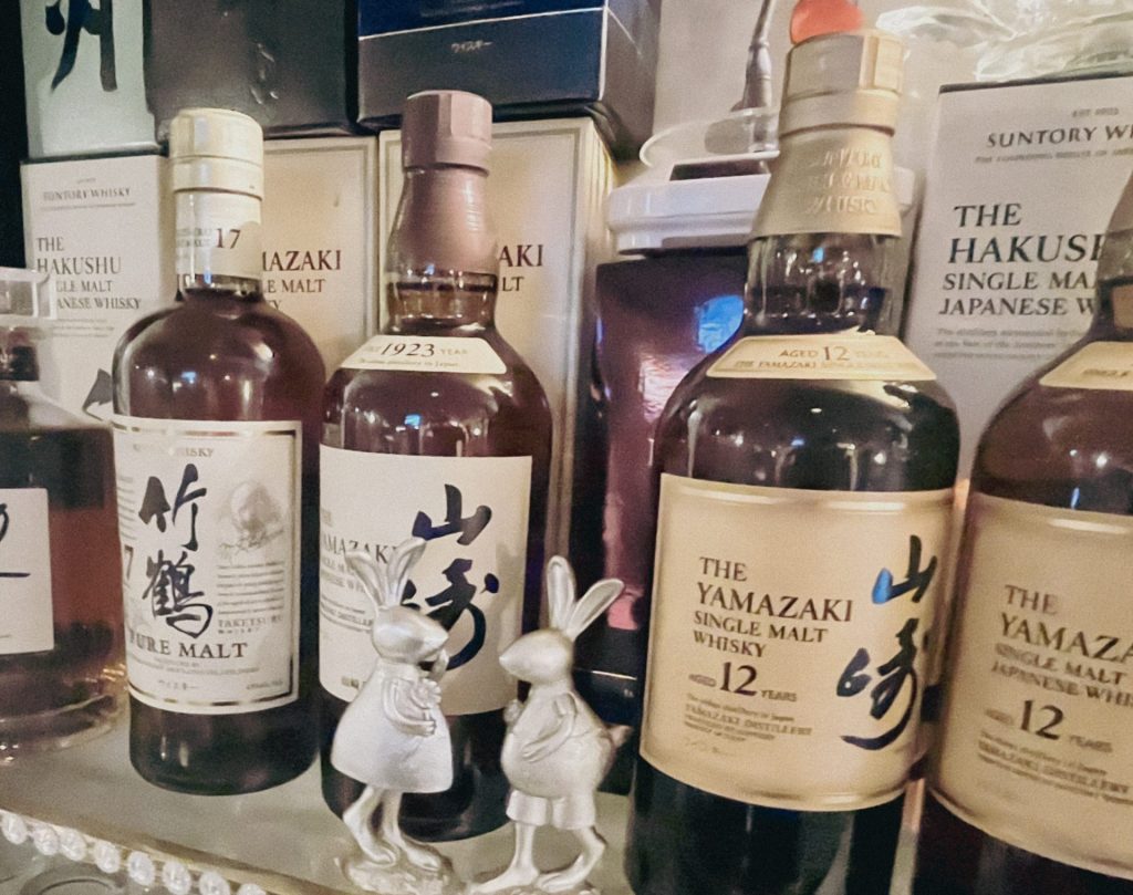 ウヰスキーも各種揃っています。