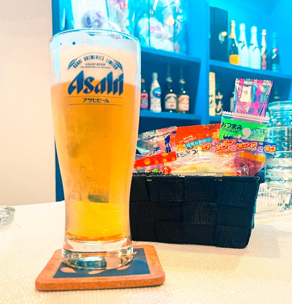 キンと冷えたアサヒスーパードライ